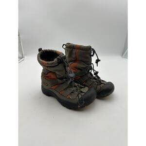 Keen Kids Snow Boots Size 4 GS0909 9288-DGRU